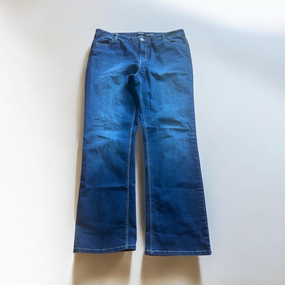 Buffalo David Bitton Women's Straight Leg Jeans in Deep Blue